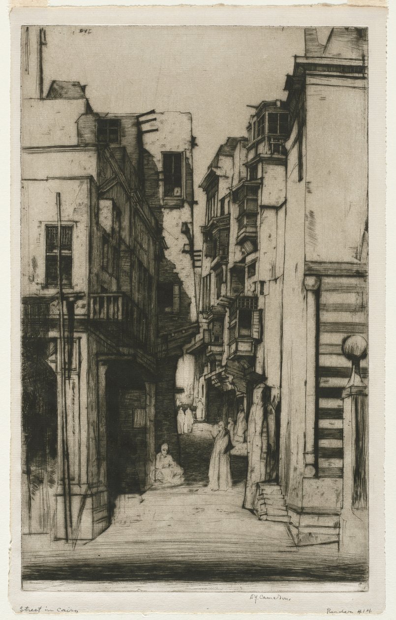 Calle en El Cairo de David Young Cameron