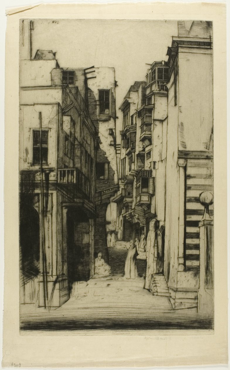 Calle en El Cairo de David Young Cameron