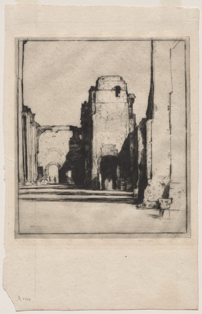 Tepidarium, Baths of Caracella de David Young Cameron