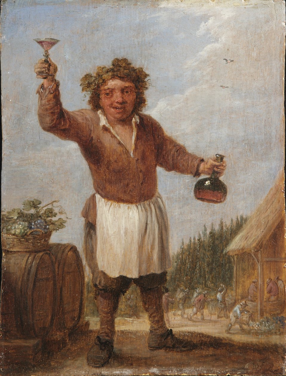 Una alegoría de las cuatro estaciones: Otoño de David Teniers the Younger