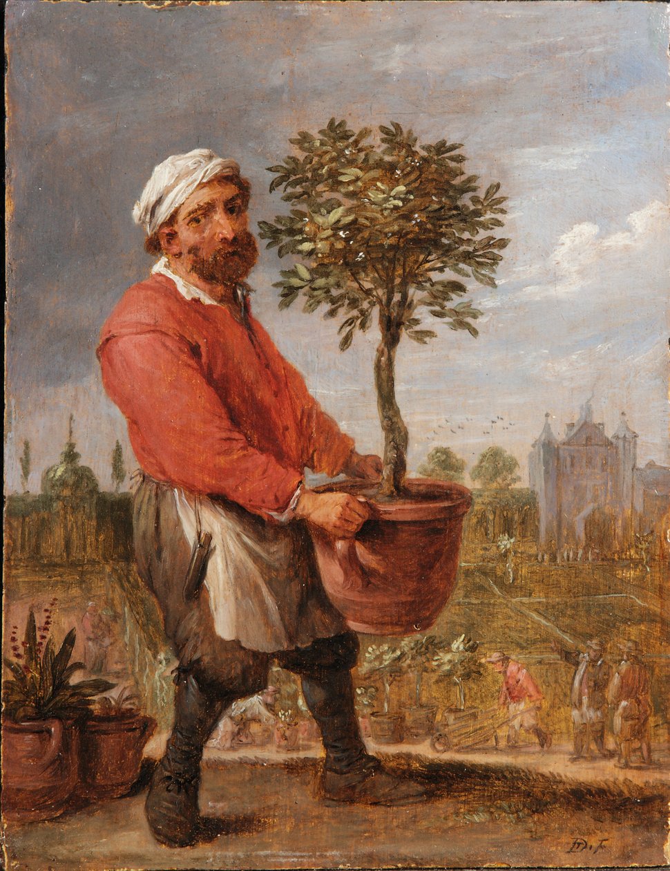Una alegoría de las cuatro estaciones: Primavera de David Teniers the Younger