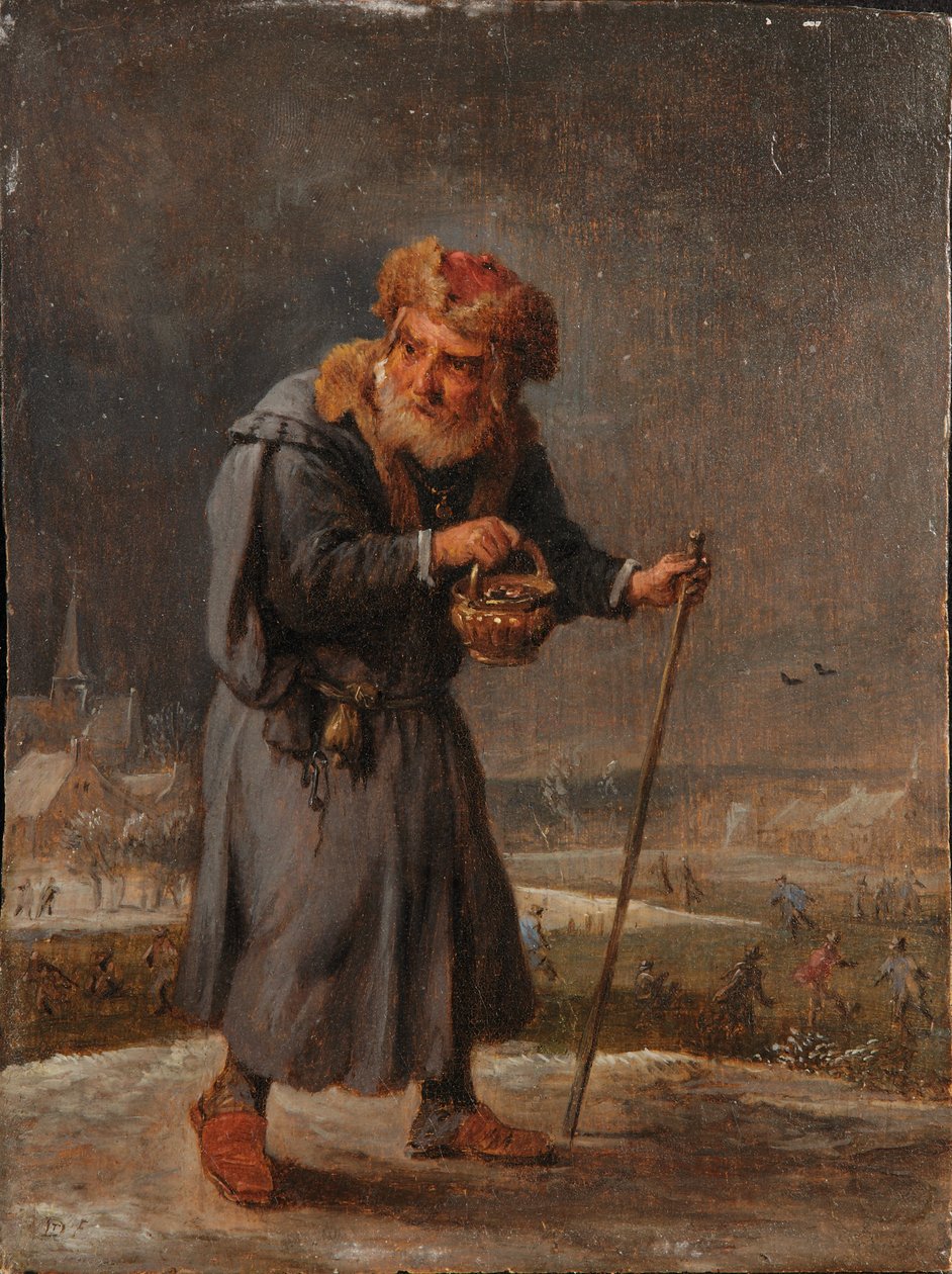 Una alegoría de las cuatro estaciones: Invierno de David Teniers the Younger