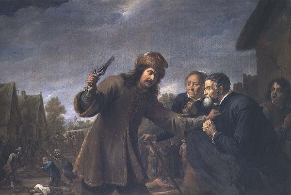 Ataque a un pueblo, 1648 de David Teniers the Younger