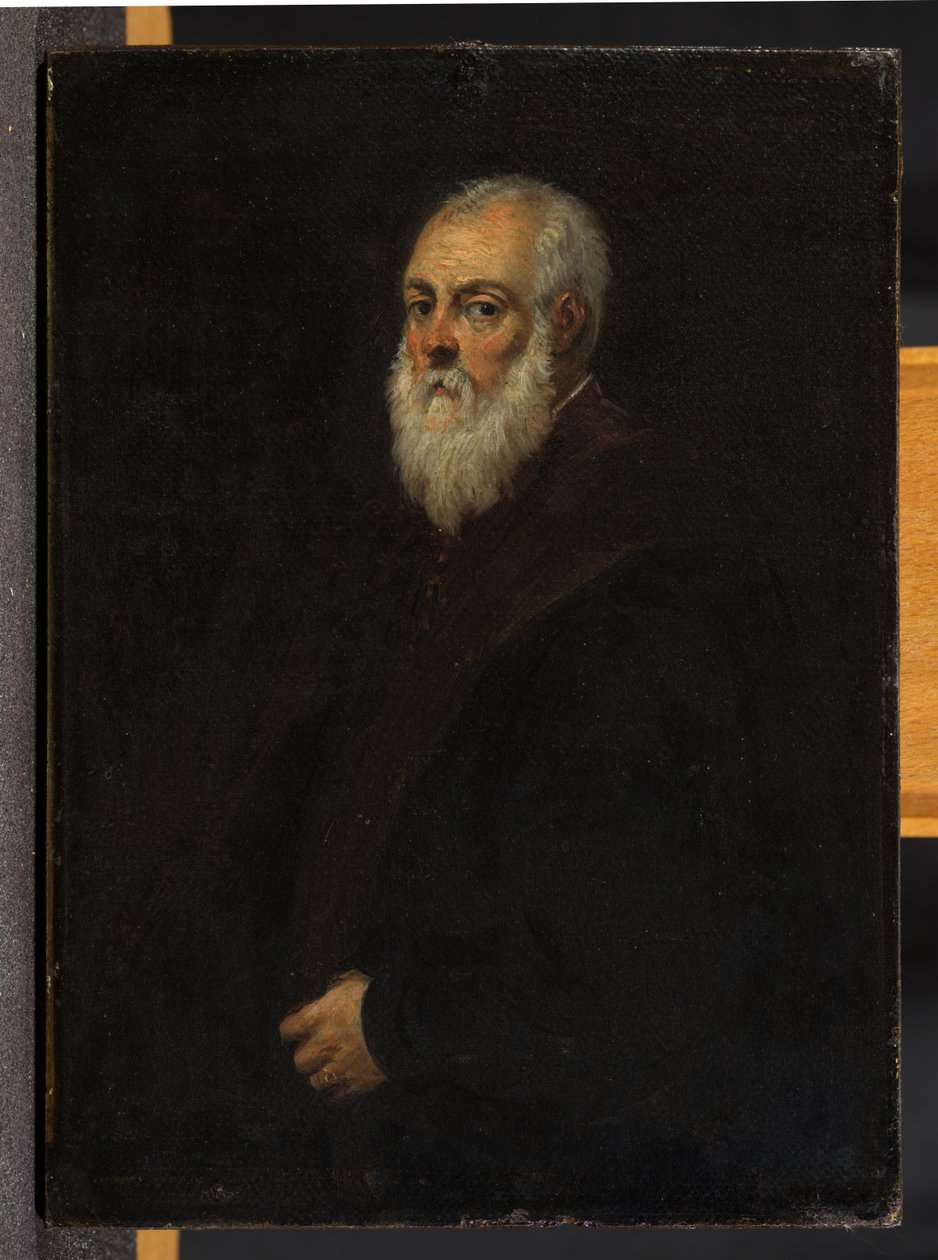 Retrato de un hombre con barba, después de Jacopo Tintoretto de David Teniers the Younger
