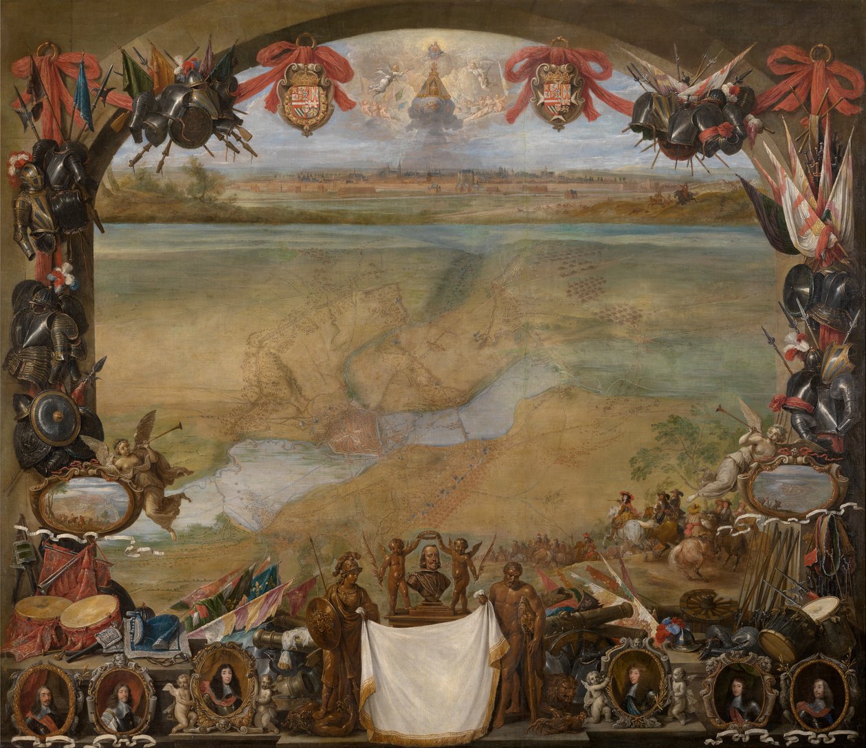 La ciudad de Valenciennes de David the Younger Teniers