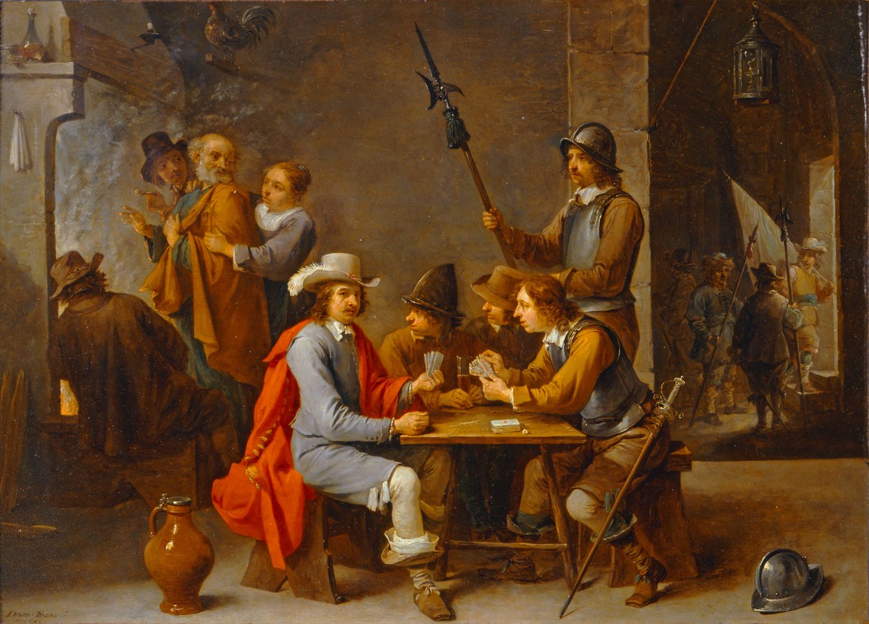 La negación de San Pedro de David the Younger Teniers