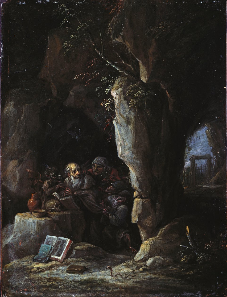 La tentación de San Antonio de David Teniers the Younger