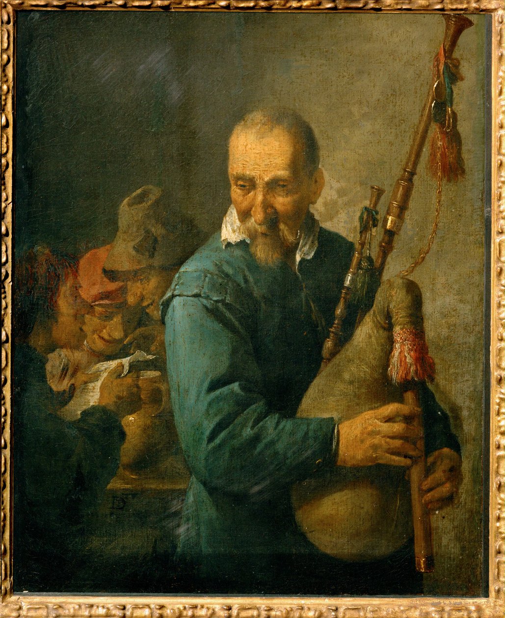 El gaitero ... de David the Younger Teniers