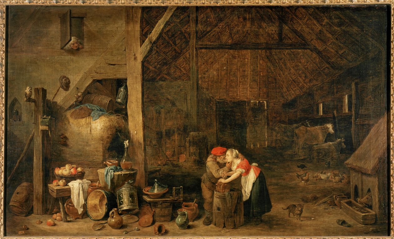 El viejo y la criada de David the Younger Teniers