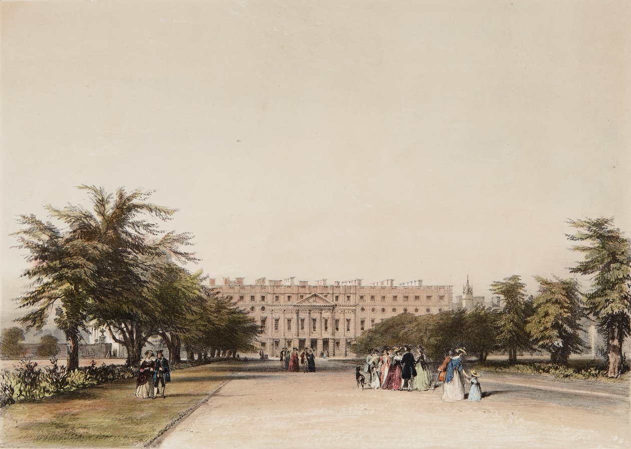 Frente Este y Jardín de la Gran Fuente de David the younger Cox