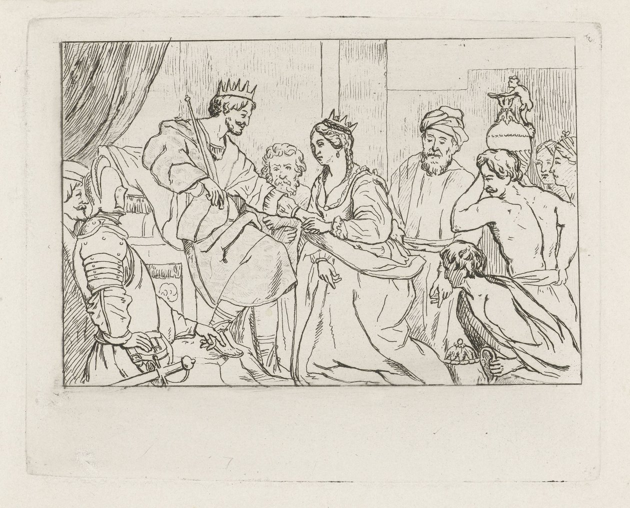 Salomón y la reina de Saba de David van der Kellen