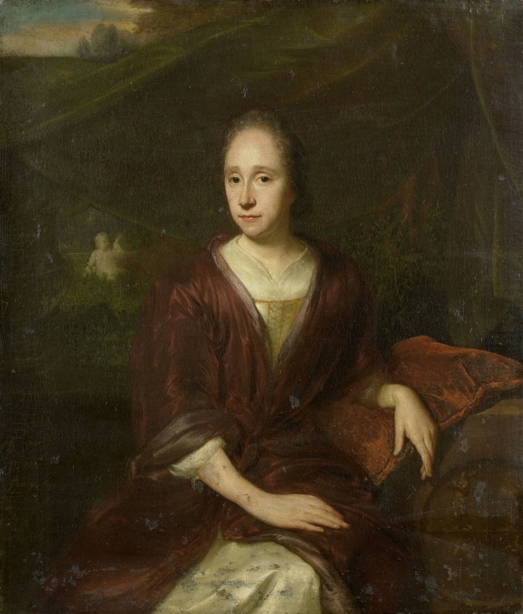 Retrato de Margaretha Nelis (1652-17050, segunda esposa de Casparus Commelin de David van der Plas