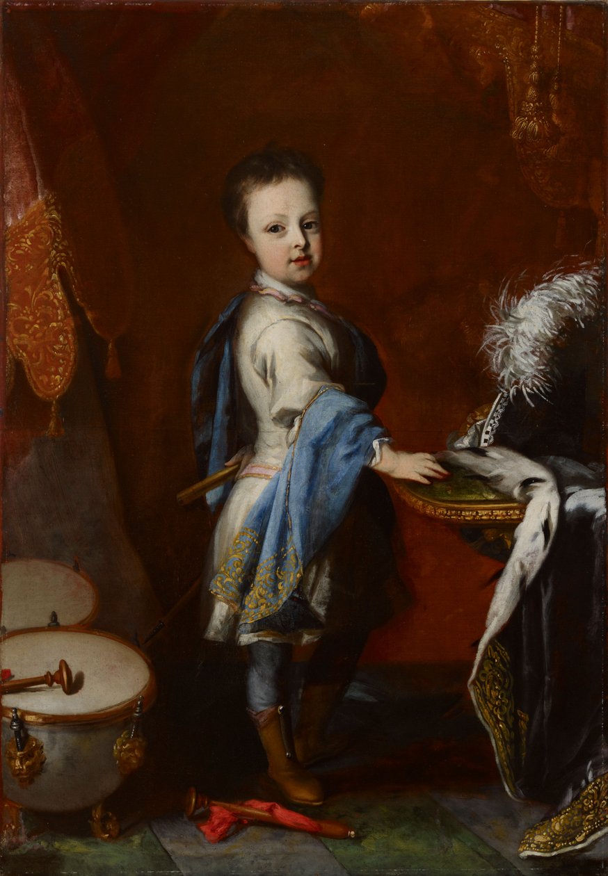 El duque de Holstein-Gottorp, Karl Fredrik, de niño de David von Krafft