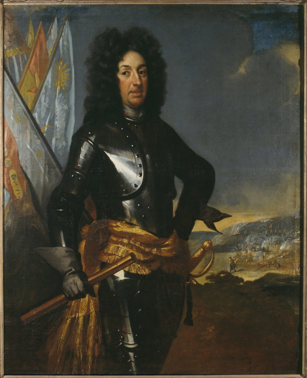 Retrato del Conde Adam Ludvig Lewenhaupt (1659-1719) de David von Krafft