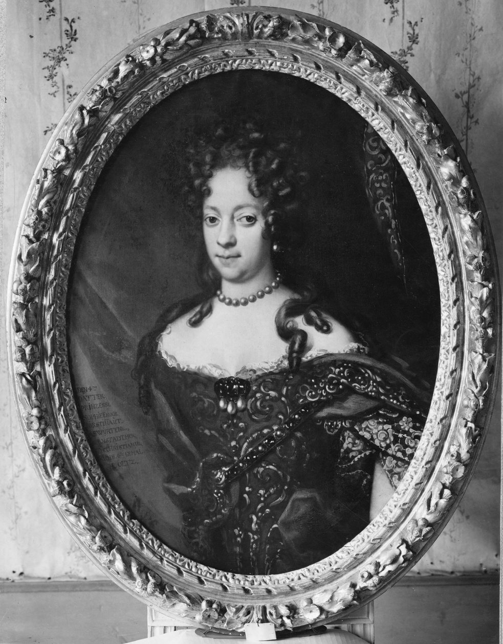 Sofía, 1662-1738, princesa de Mecklemburgo-Güstrow, duquesa de Wurtemberg-Bernstadt de David von Krafft