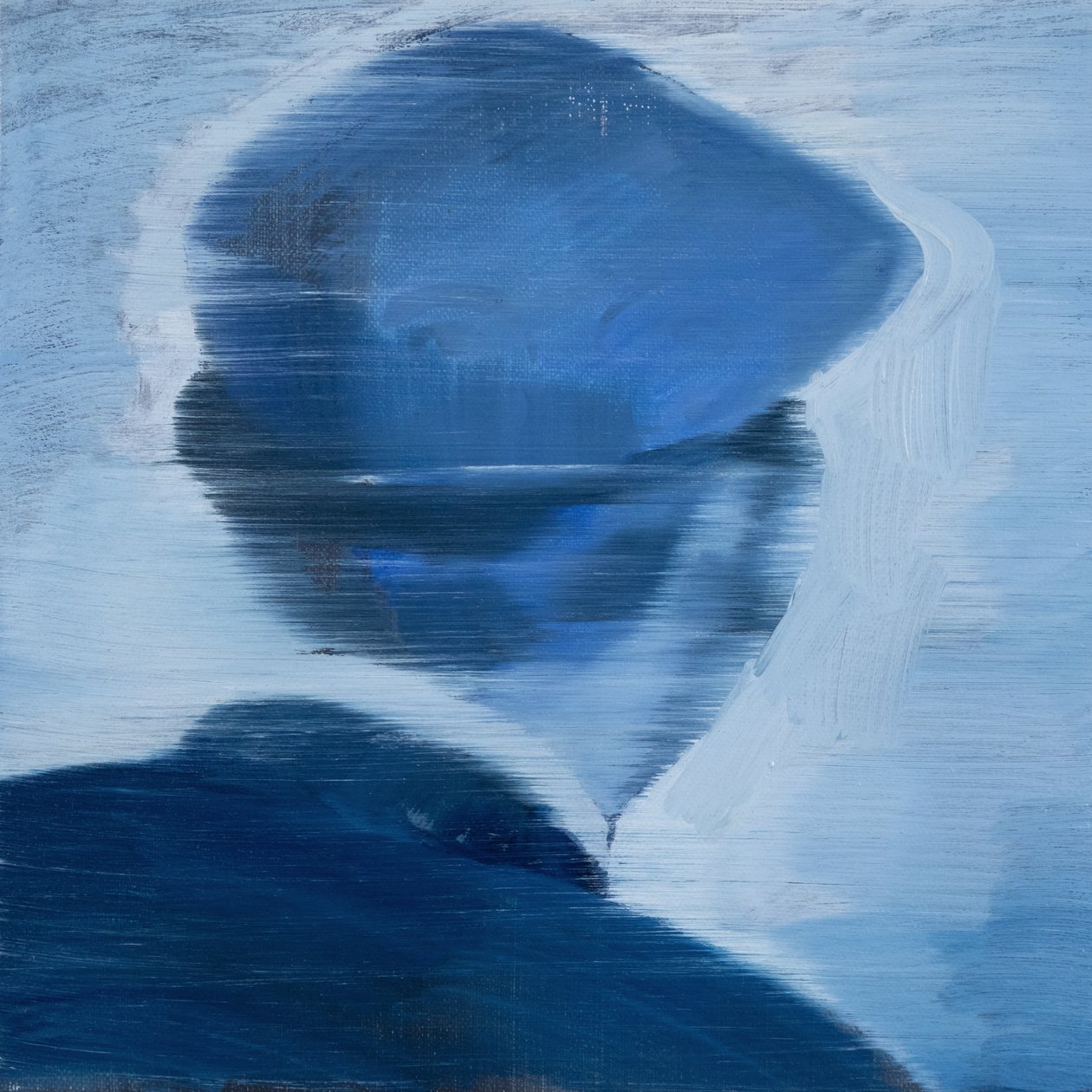 Robert Filliou 6, 2017 (óleo sobre lino) de Davis Lisboa