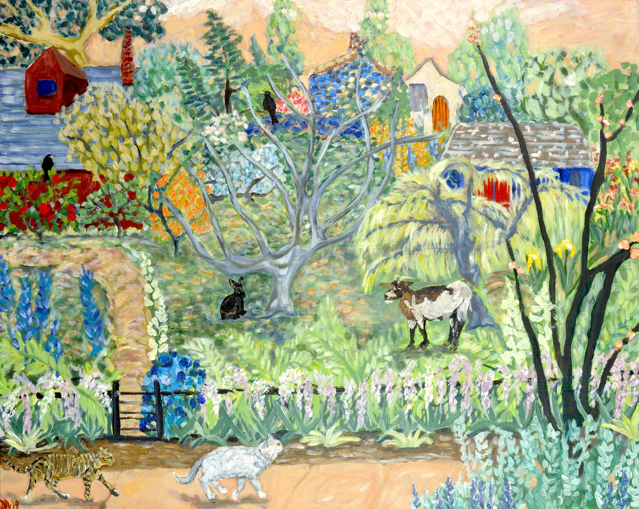 Casa de los sueños, 2019 acrílico sobre lienzo de Deborah Eve Alastra
