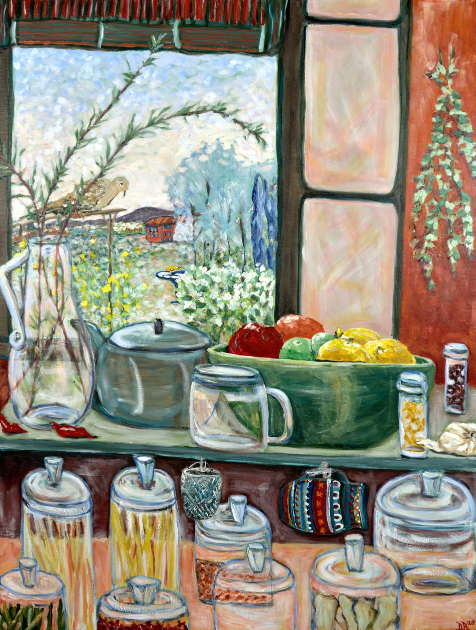 Mi Cocina, 2020 (acrílico sobre lienzo) de Deborah Eve Alastra