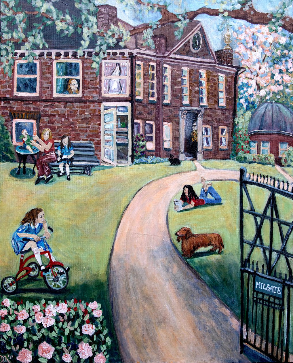 Milgate Park, 2020 (acrílico sobre lienzo) de Deborah Eve Alastra