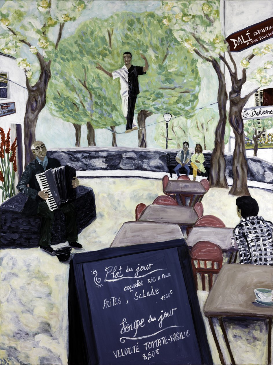 Montmartre, 2017 (acrílico sobre lienzo) de Deborah Eve Alastra