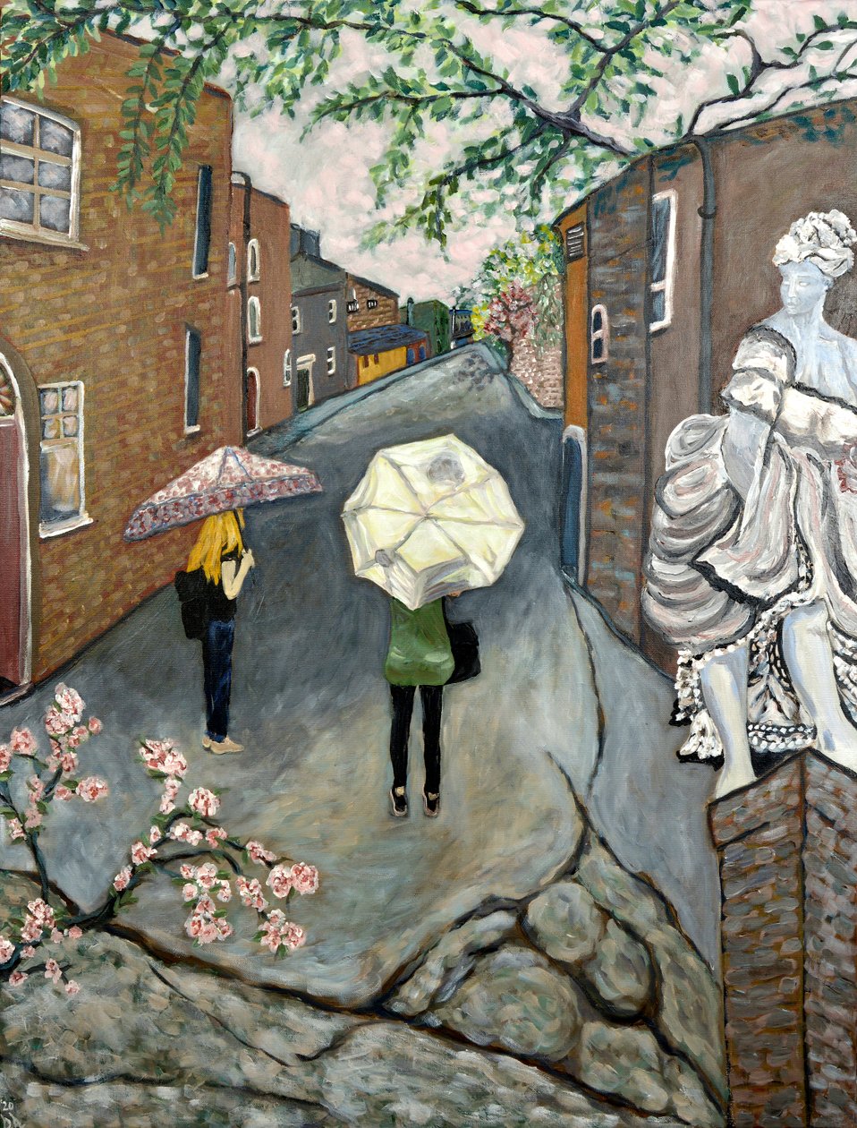 The Watcher, 2020 (acrílico sobre lienzo) de Deborah Eve Alastra