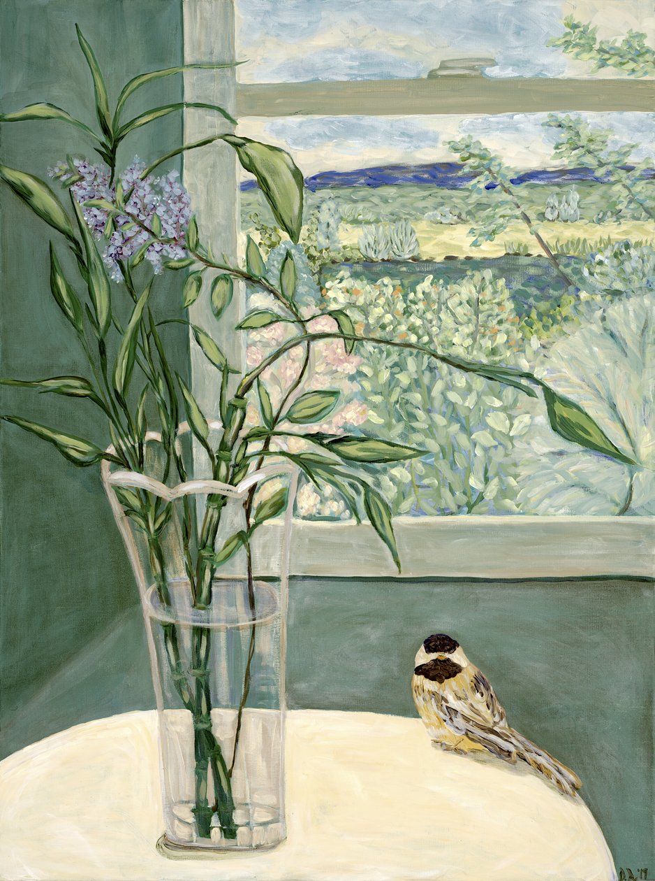 Vista desde el interior, 2019 (acrílico sobre lienzo) de Deborah Eve Alastra