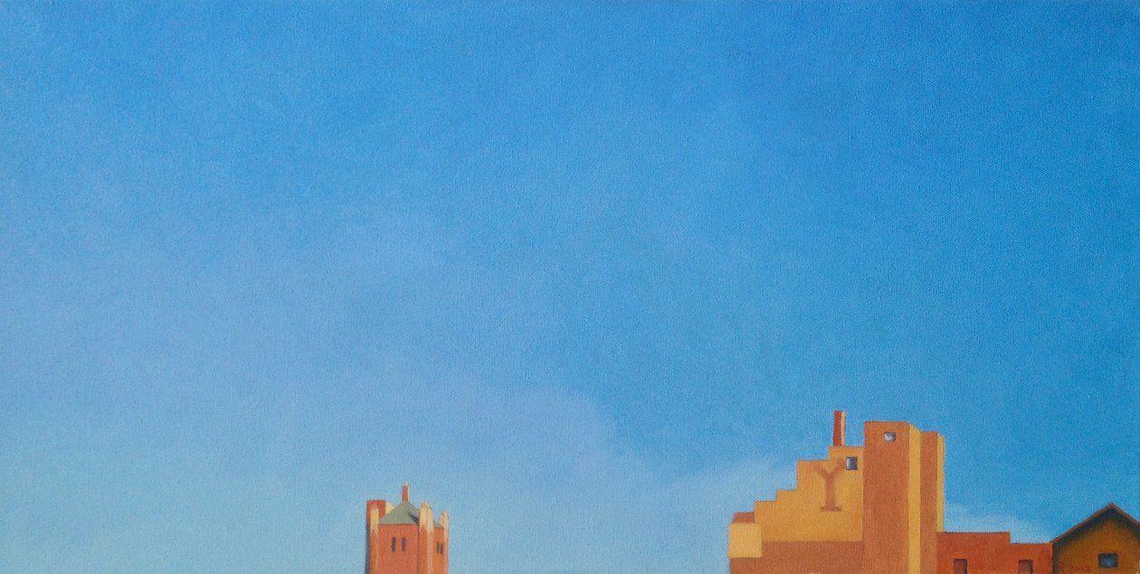 Brooklyn Fort Greene Sky, 2012 (óleo sobre lienzo) de Deborah Stevenson