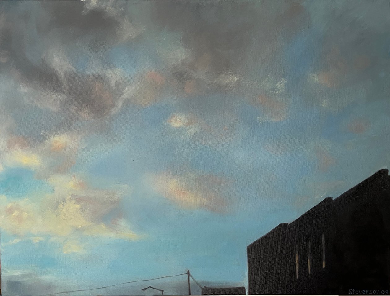 Ventanas crepusculares, 2008 (pintura) de Deborah Stevenson
