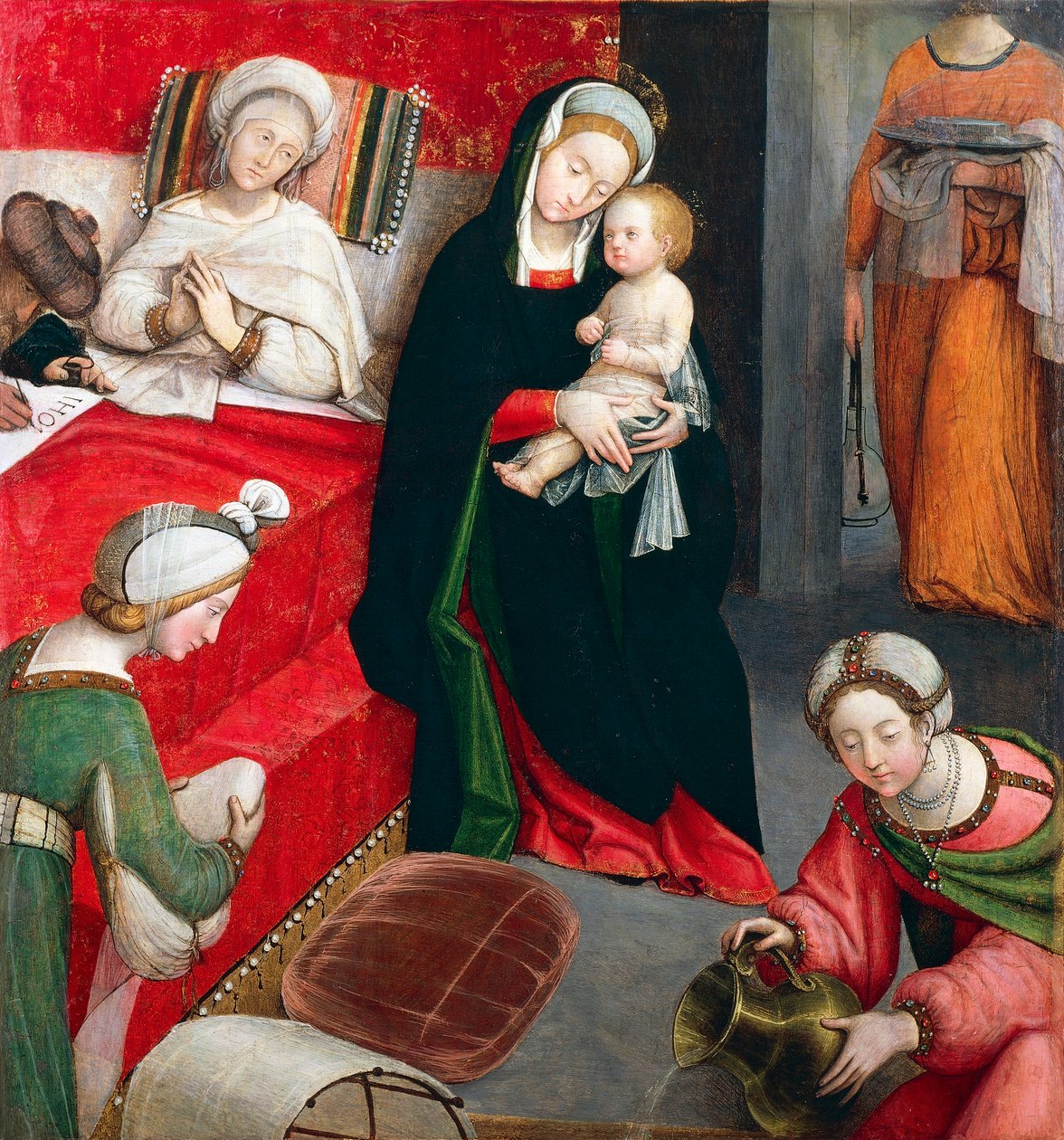 Nacimiento de San Juan Bautista de Defendente Ferrari