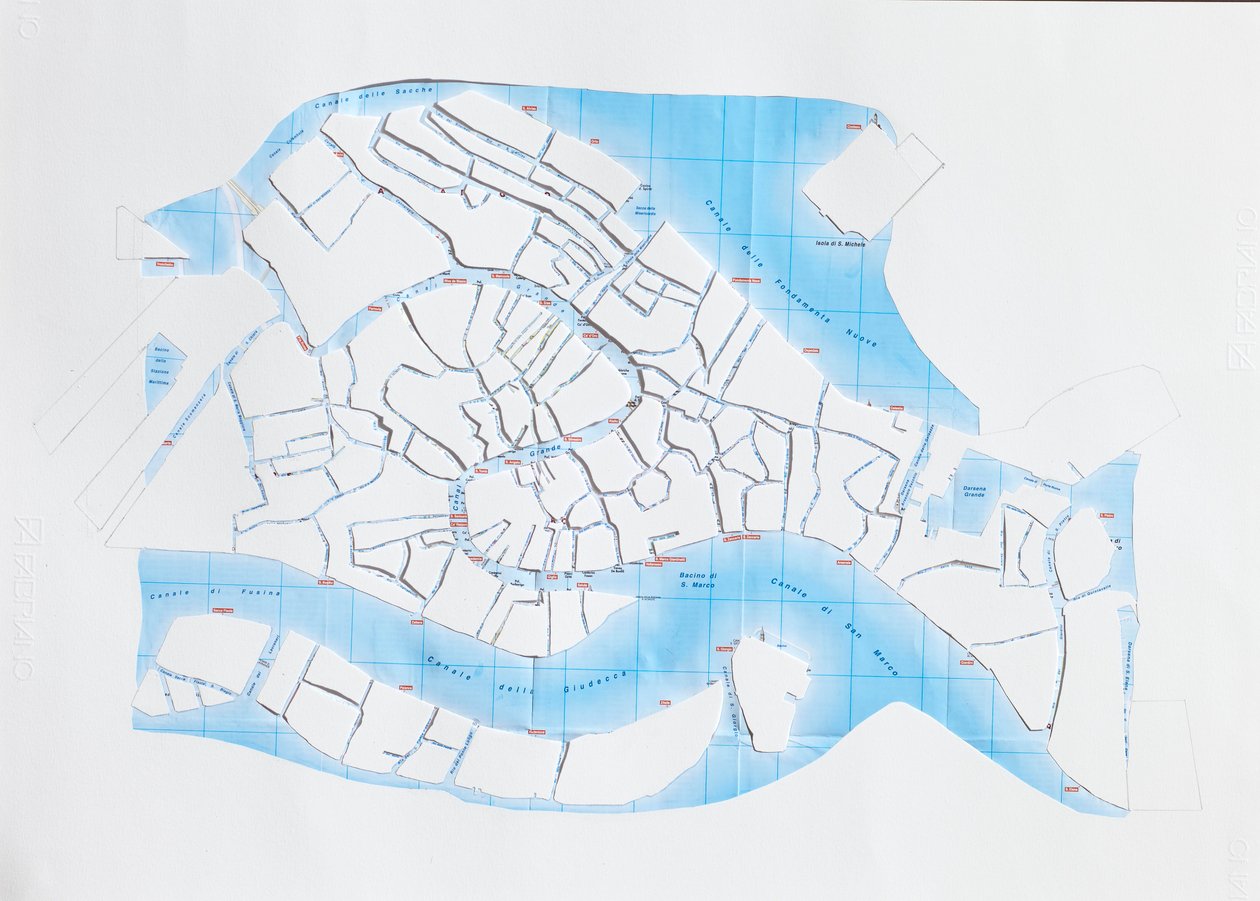 Calles líquidas de Venecia, 2008 de Deirdre Kelly