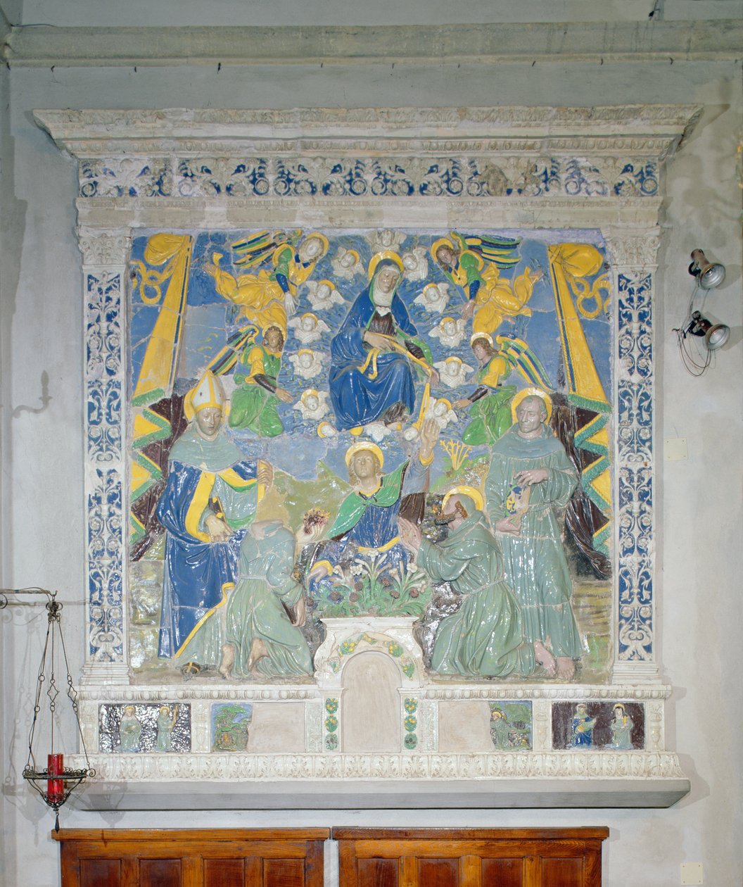 La Madonna del Cinturón, bajorrelieve, siglo XV de Luca Della Robbia