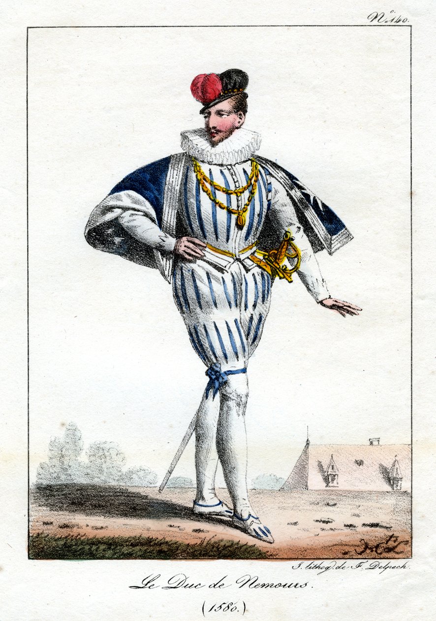 Jacques de Savoie, 2º Duque de Nemours, 1580, c1795-1825 de Delpech