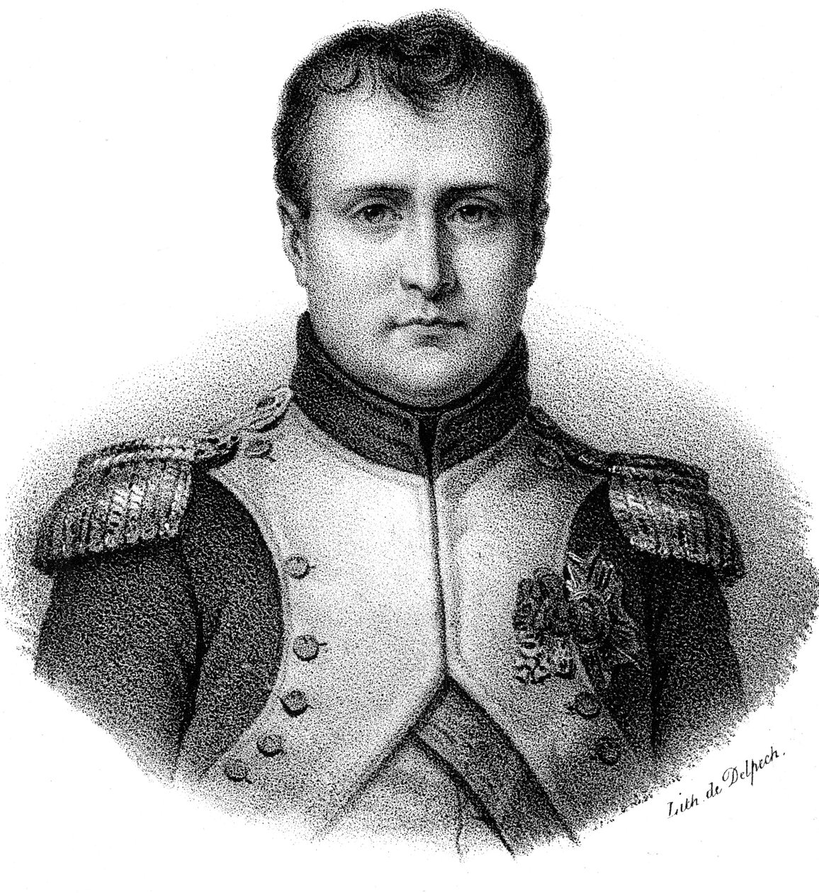 Napoleón I Bonaparte 1769-1821, Emperador de Francia desde 1804, c1830 de Delpech