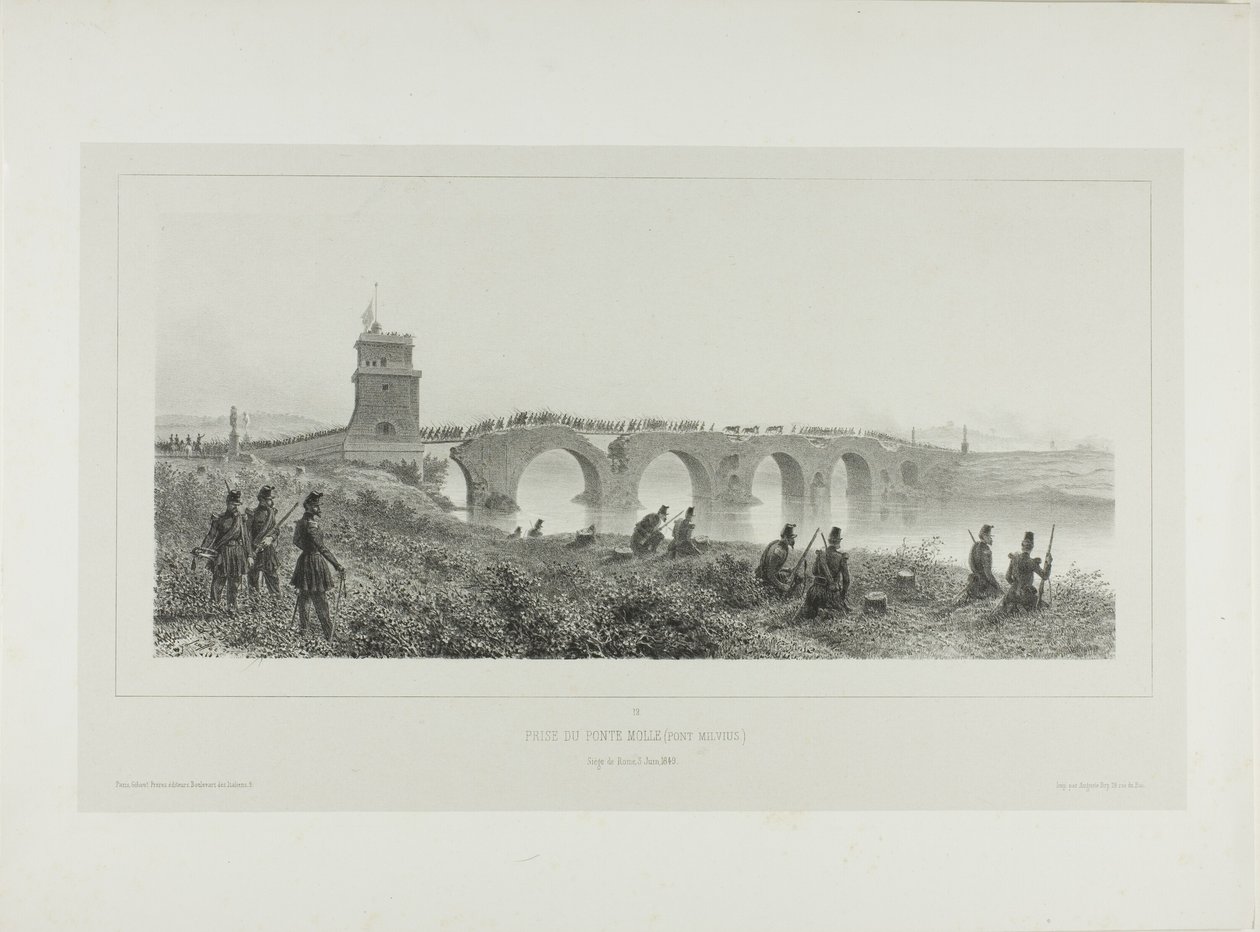 Captura del puente de Molle de Denis Auguste Marie Raffet
