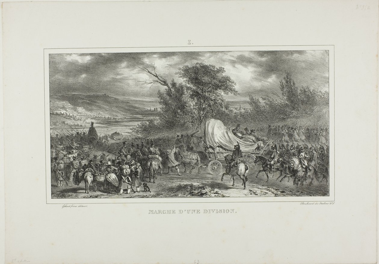 División Marzo de Denis Auguste Marie Raffet
