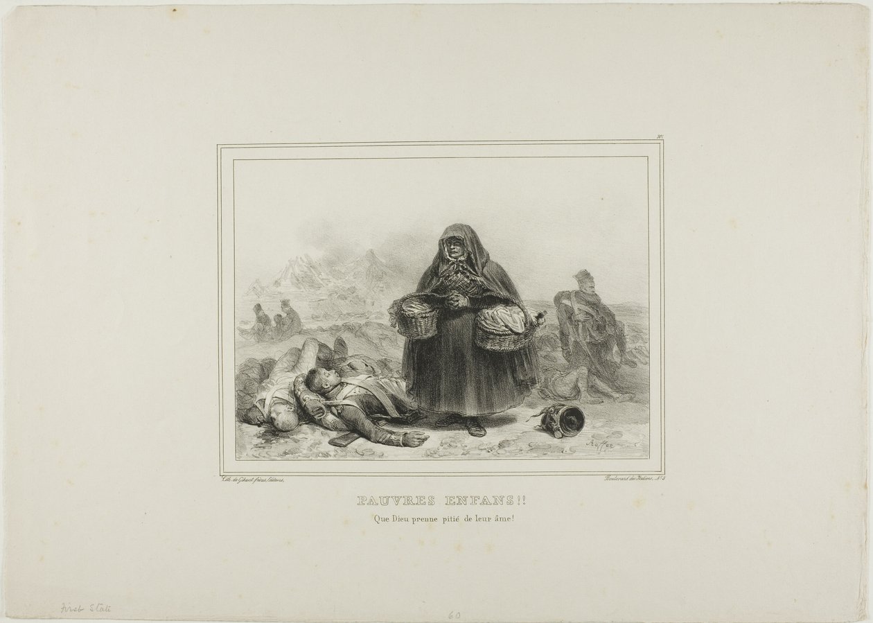 ¡Pobres niños! ¡Que Dios se apiade de sus almas! de Denis-Auguste-Marie Raffet