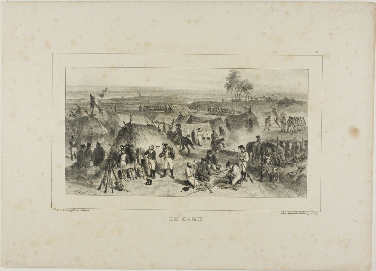 El campamento de Denis Auguste Marie Raffet