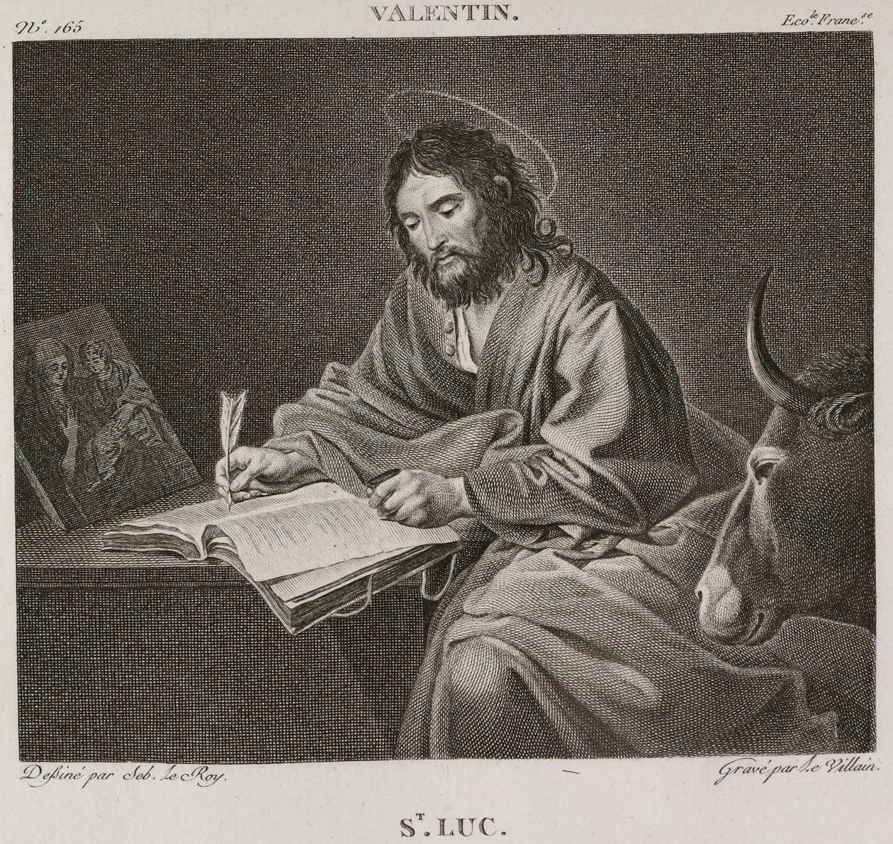 Denis-Sébastien Leroy et Petit - San Lucas, según Le Valentin - 1802-1815 de Denis Sebastien Leroy
