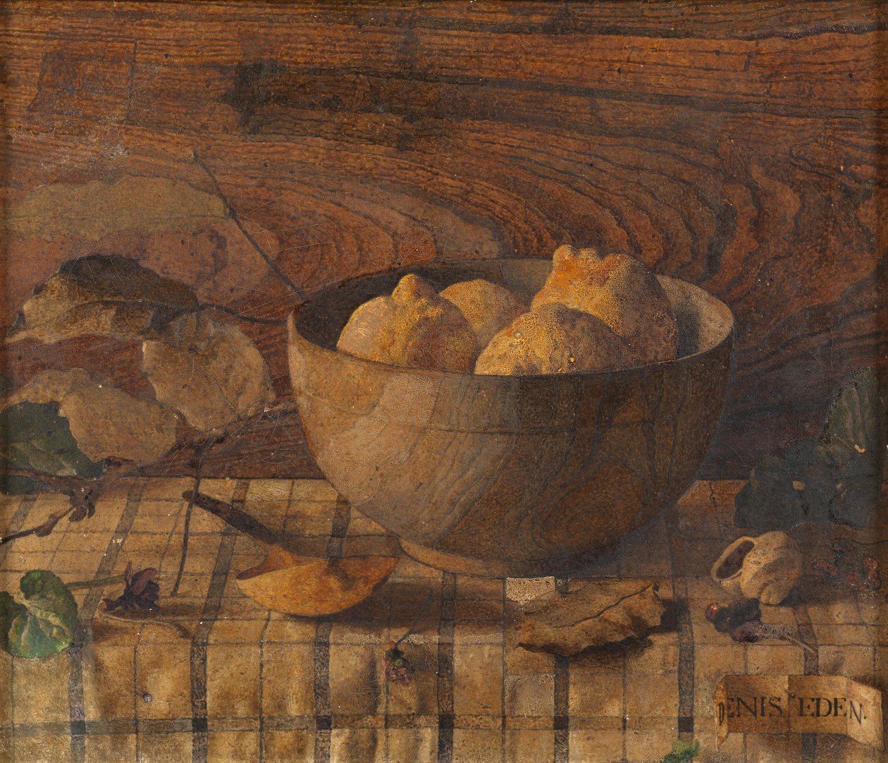 El cuenco de los limones (Óleo sobre lienzo) de Denis William Eden