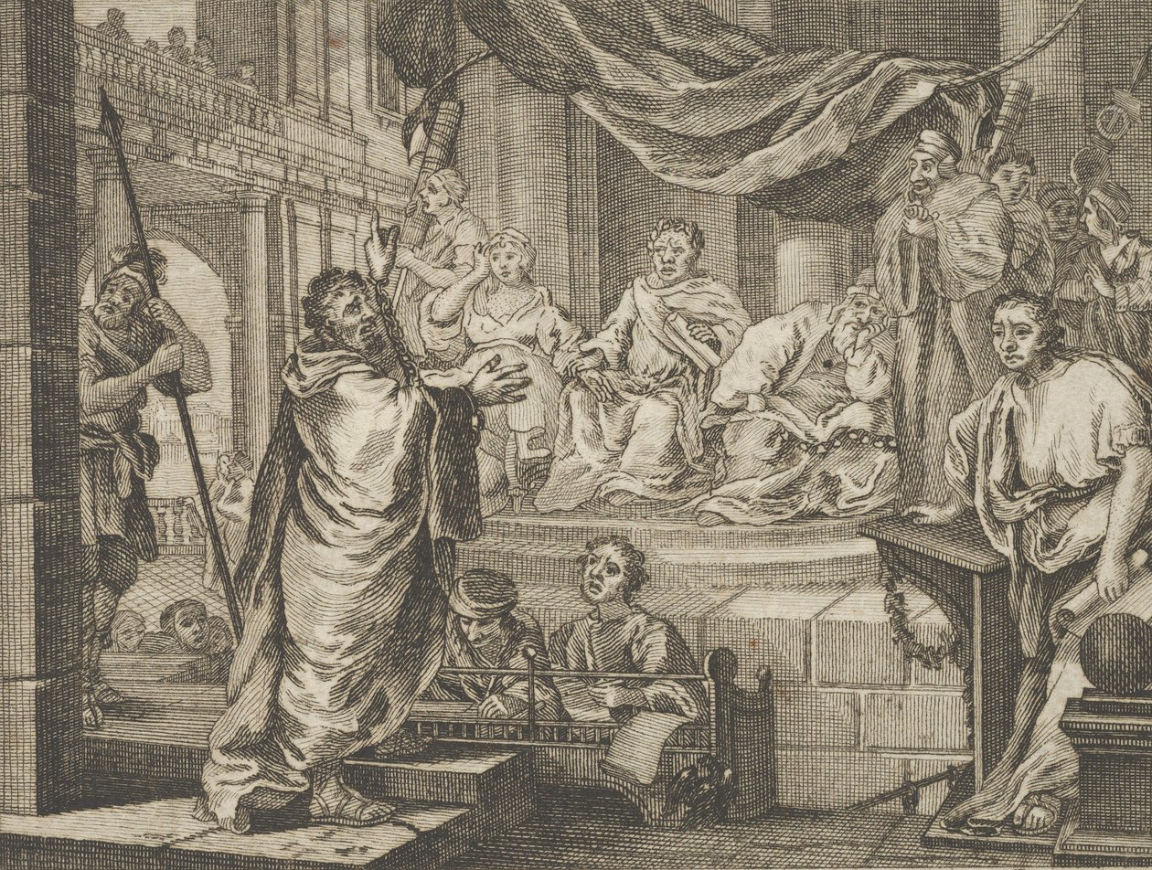 Pablo ante Félix de Dent
