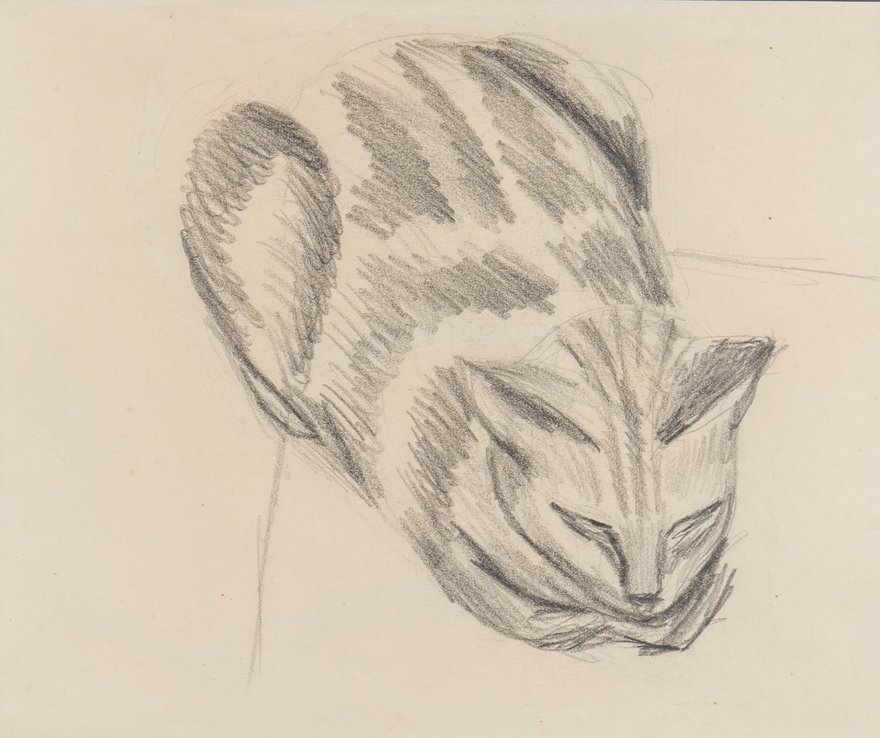 Gato durmiendo de Denton Welch