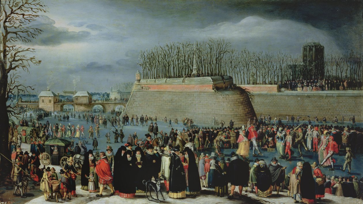 Patinaje Durante el Carnaval de Denys van Alsloot