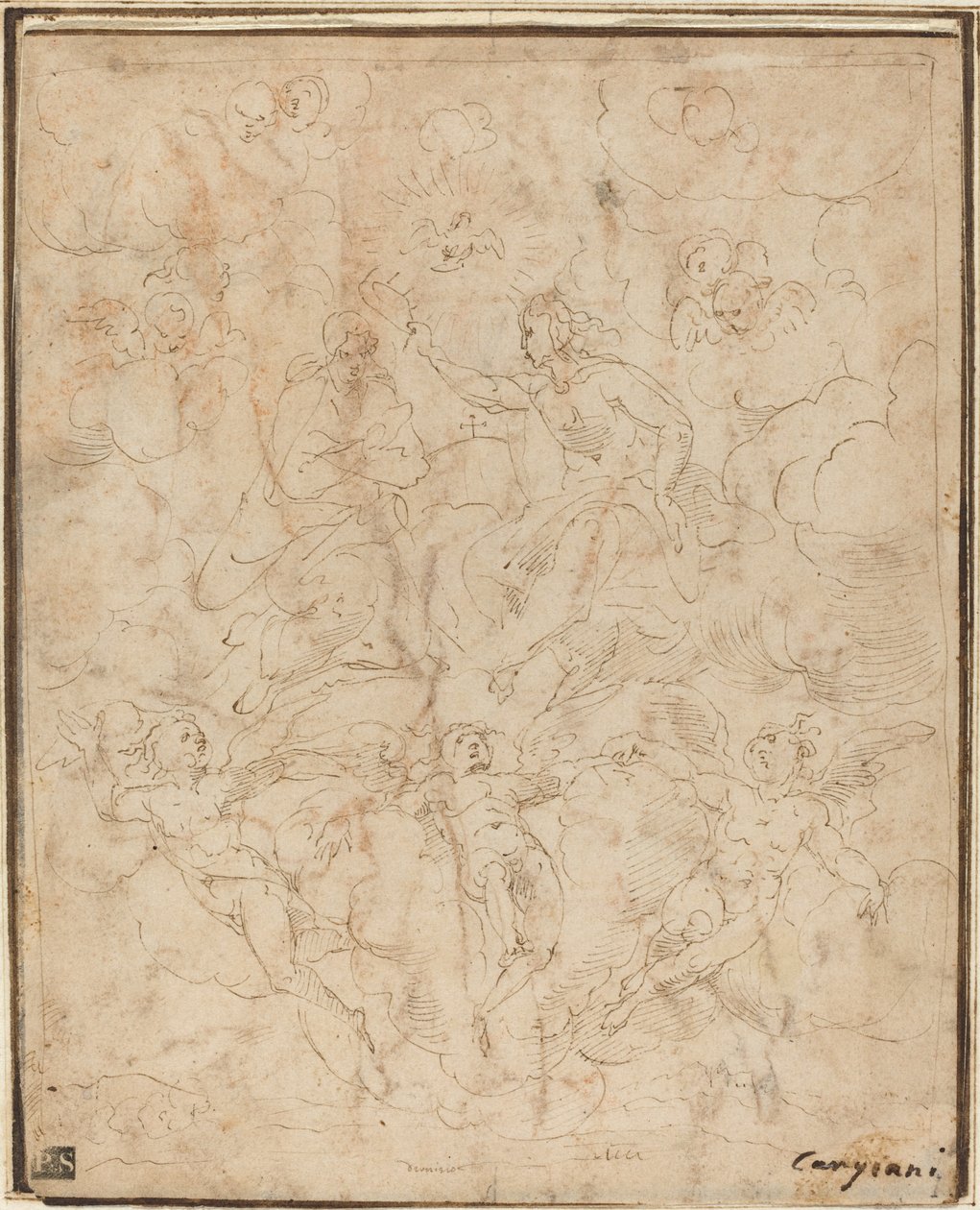 Coronación de la Virgen de Denys Calvaert