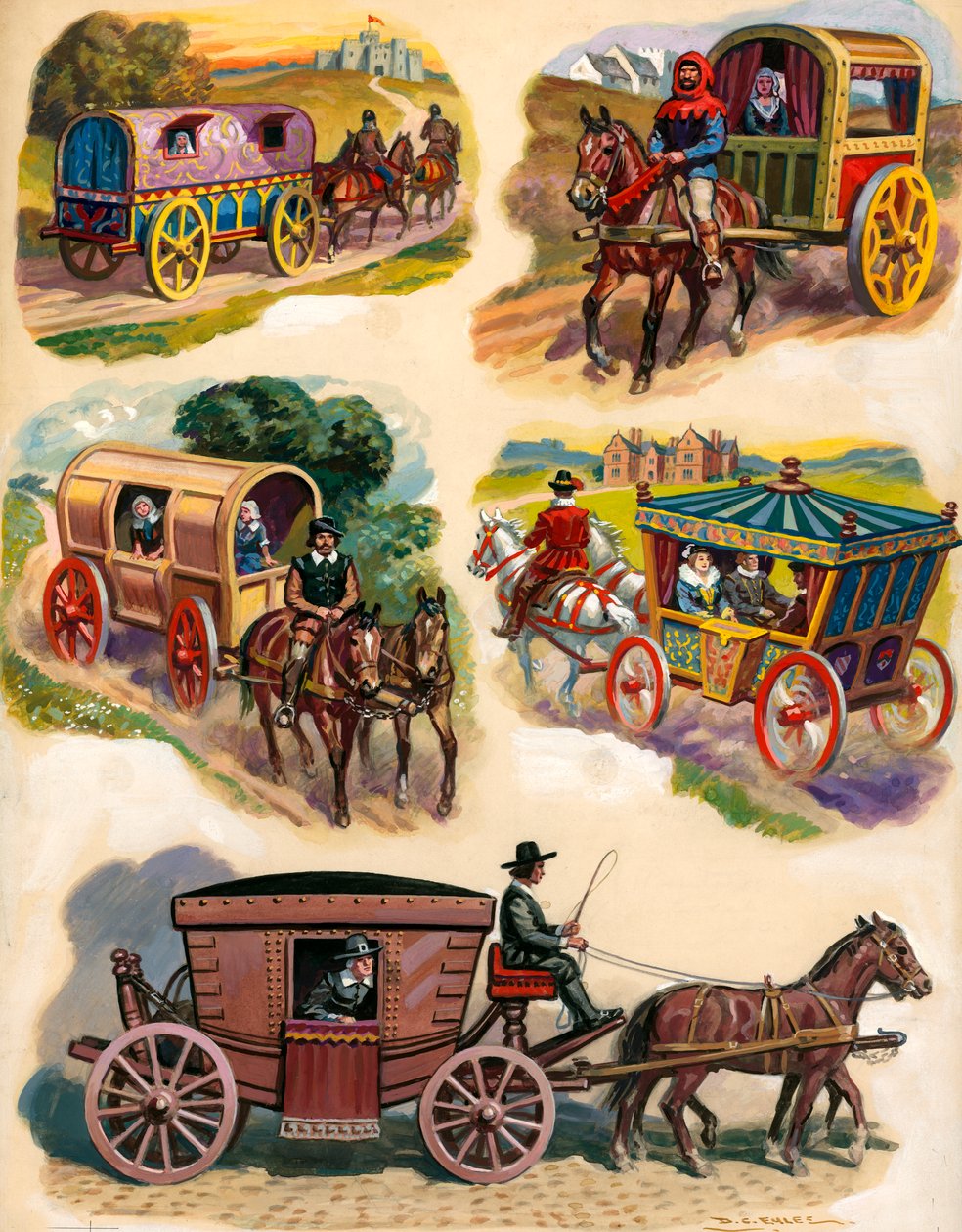 Carruajes a lo largo del tiempo de Derek Charles Eyles