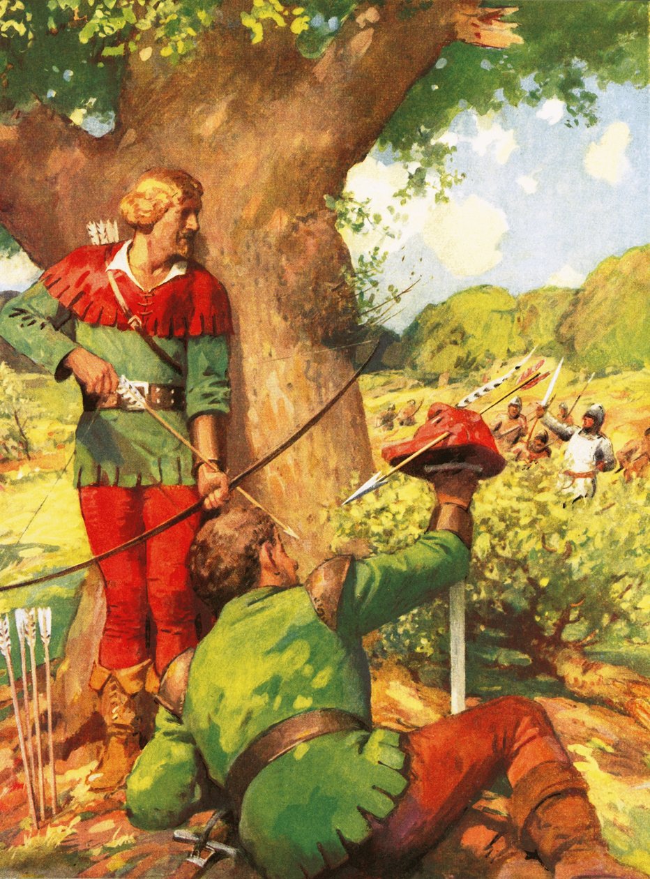 Robin y Little John confunden a los normandos de Derek Charles Eyles