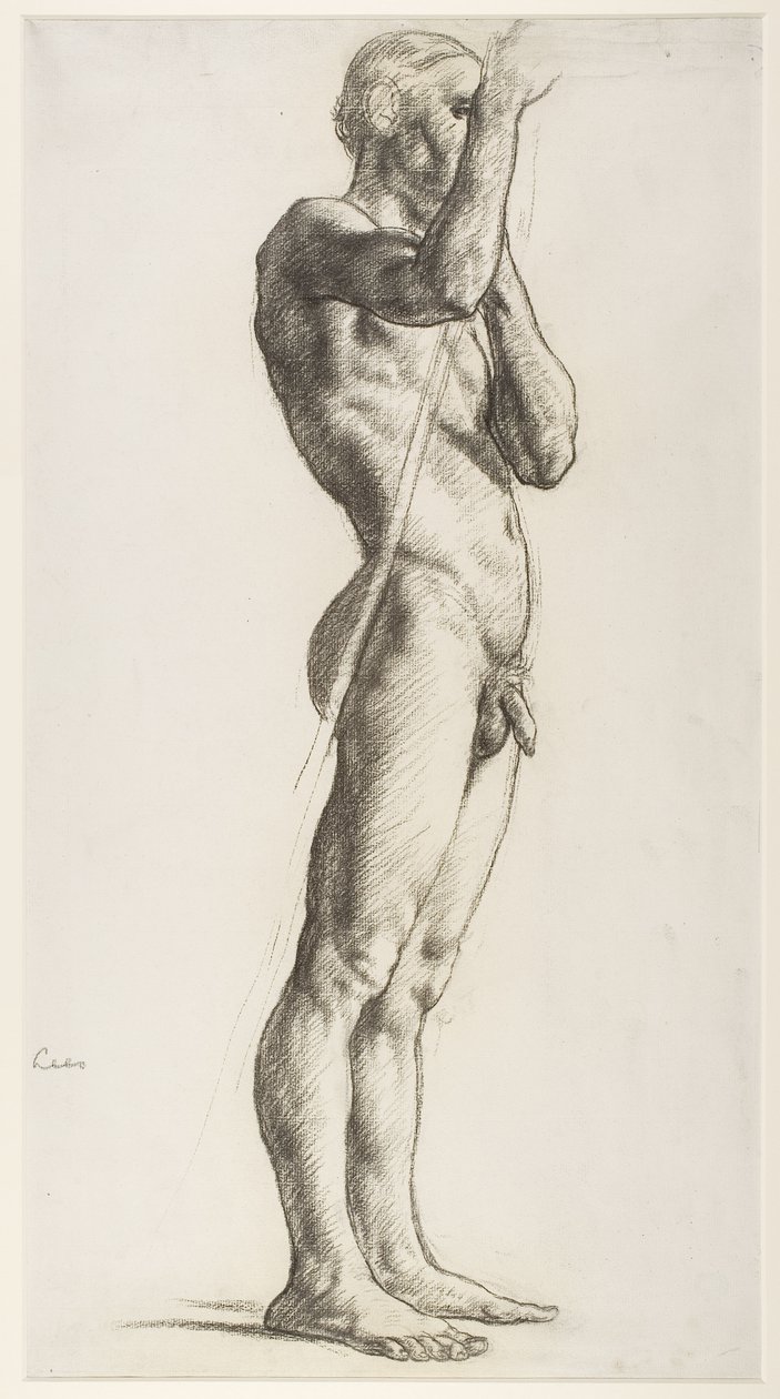 Estudio de una Figura Masculina, 1906 de Derwent Lees