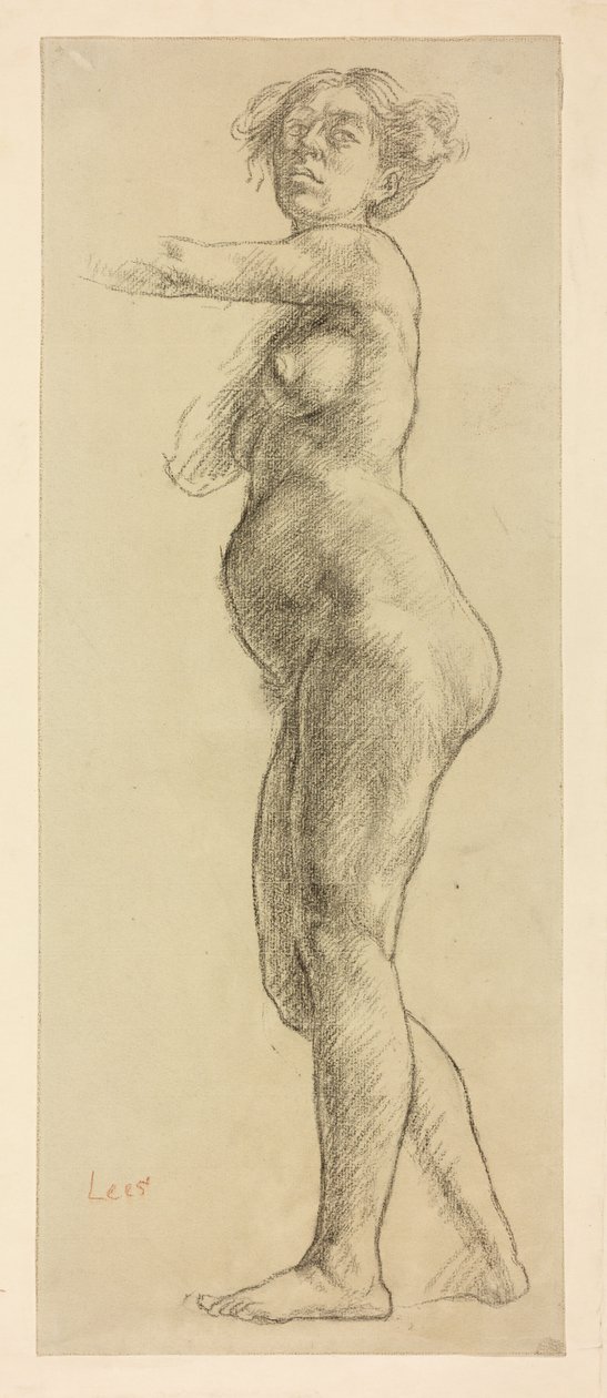 Estudio de una figura femenina de Derwent Lees
