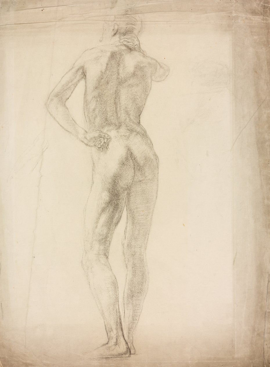 Estudio de una figura masculina de Derwent Lees
