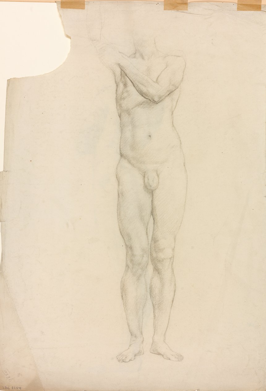 Estudio de una figura masculina de Derwent Lees