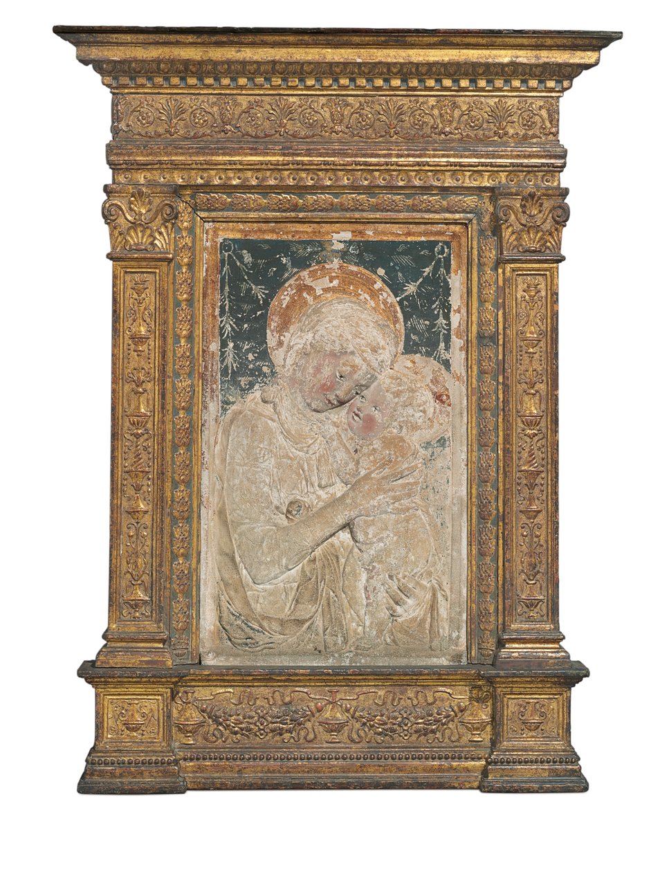 Relieve de la Virgen y el Niño de Desiderio da Settignano (after)